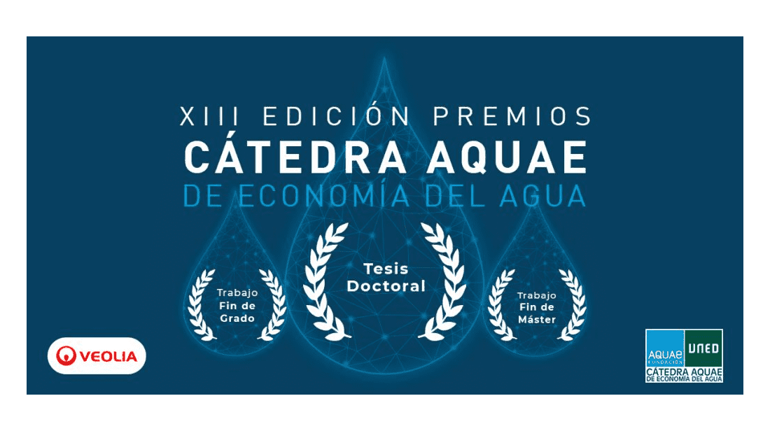 Convocatoria 2026 Premios Cátedra Aquae (Tesis, TFM y TFG)